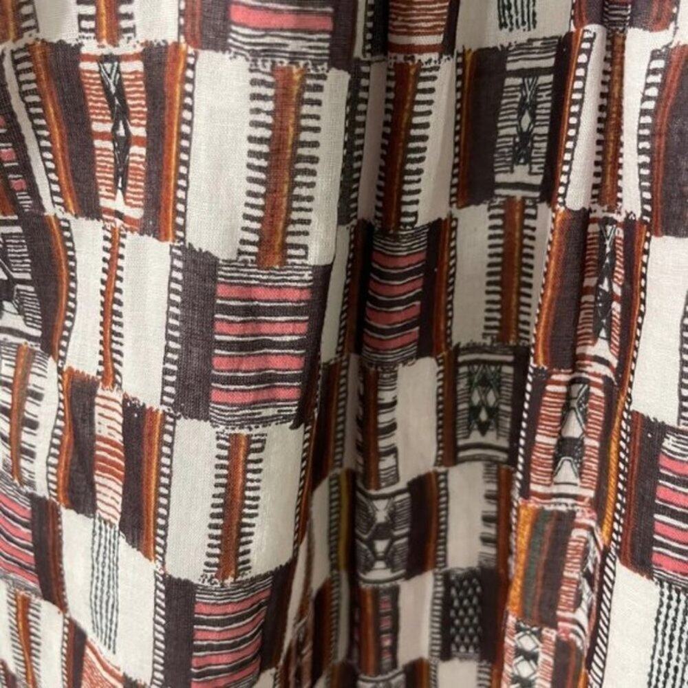 Isabel Marant Geometric Patterned Jumpsuit Black, White, Brown - Picture 8 of 8